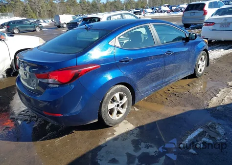 2015 Hyundai Elantra Se from USA, damaged, VIN 5NPDH4AE4FH605078